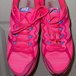 Pink Nike sneakers
